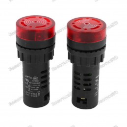 Mechanical Buzzer with LED Indicator AD16-22SM Robotics Bangladesh