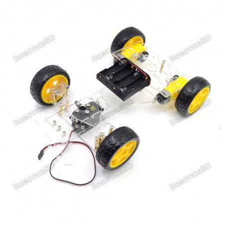 Smart Steering Robot Car Chassis Robotics Bangladesh