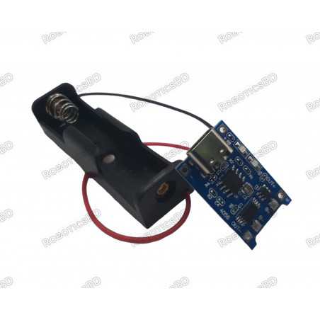 14500 Lithium Battery Charger USB Type-C Robotics Bangladesh
