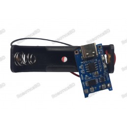 18650 Lithium Battery Charger USB Type-C Robotics Bangladesh