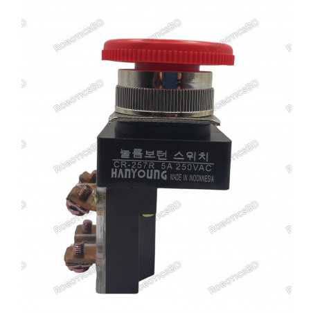 Emergency Stop Switch CR-257R 5A Robotics Bangladesh