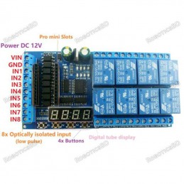Arduino Pro Mini PLC Relay Board Robotics Bangladesh