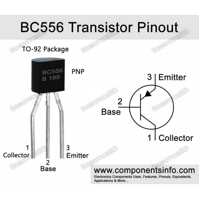 BC556 PNP Transistor Robotics Bangladesh BC556 PNP Transistor Robotics Bangladesh