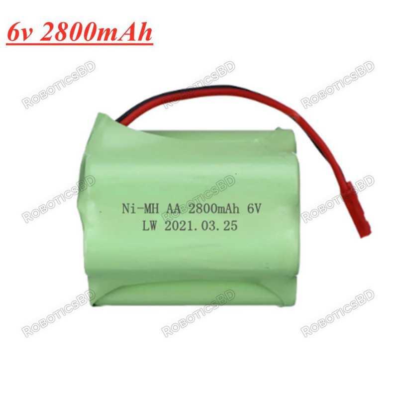 6v 2800mah AA NI-MH Battery Robotics Bangladesh 6v 2800mah AA NI-MH Battery Robotics Bangladesh