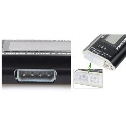 Digital LCD Power Supply Tester for PC ATX/BTX/ITX 4Pin SATA HDD Robotics Bangladesh