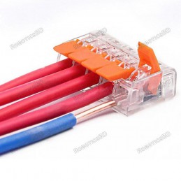 Wago 221 Compatible Electrical Connectors Wire Block Clamp Terminal Robotics Bangladesh