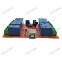 8 Channel 12V Relay Module USB (PC Intelligent) Control Switch Robotics Bangladesh