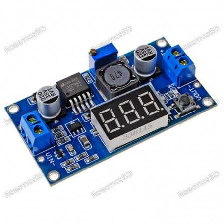 LM2577 3A DC-DC Step UP LED Voltmeter 3-34 to 4-35V Adjustable Boost Converter Module Robotics Bangladesh