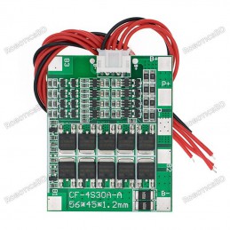 4S 30A 14.8V 18650 Lithium Battery BMS PCB Protection Board Robotics Bangladesh