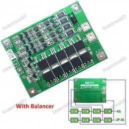 4S 40A 14.8V 18650 Lithium Battery BMS PCB Protection Board Robotics Bangladesh