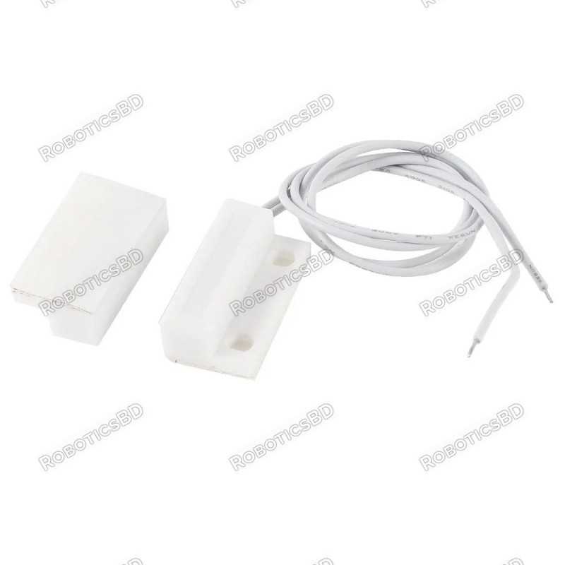 MC-38 Wired Door Window Sensor Magnetic Switch Home Alarm System Robotics Bangladesh MC-38 Wired Door Window Sensor Magnetic Switch Home Alarm System Robotics Bangladesh