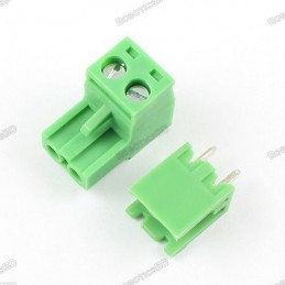 Terminal Block with Screws L Type 2 Ways for PCB Straight 5.