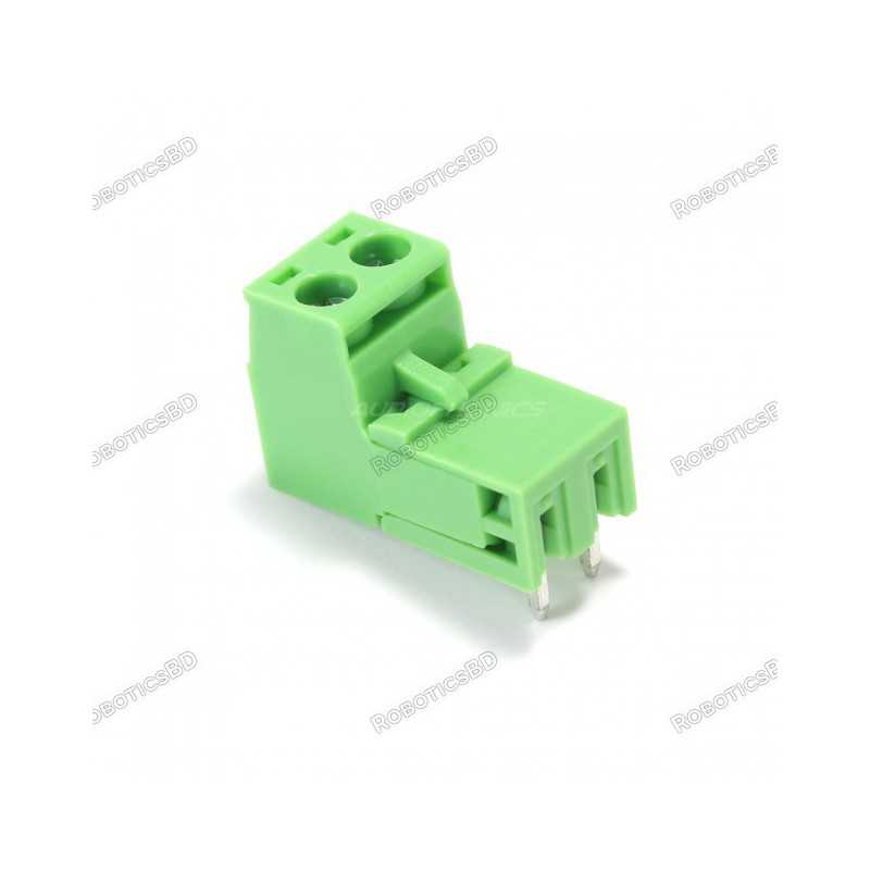 Terminal Block with Screws L Type 2 Ways for PCB Angled 5. Terminal Block with Screws L Type 2 Ways for PCB Angled 5.