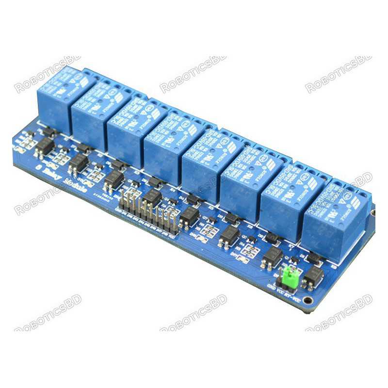 8 Channel 5V Relay Module Robotics Bangladesh 8 Channel 5V Relay Module Robotics Bangladesh