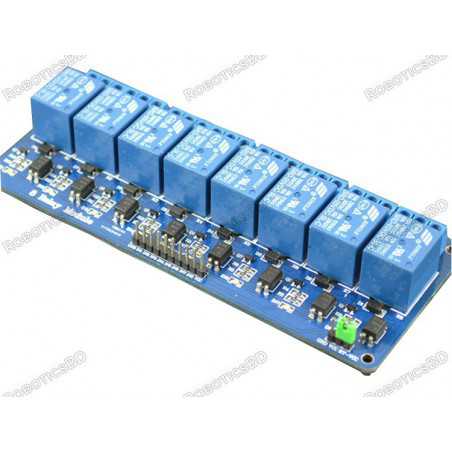 8 Channel 5V Relay Module Robotics Bangladesh