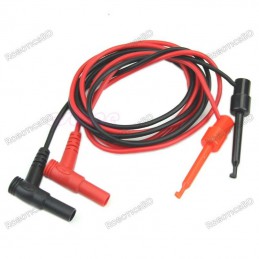 Banana Plug To Test Hook Clip Probe Cable For Multimeter/Power Supply Test Equipment Robotics Bangladesh