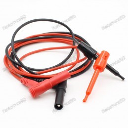 Banana Plug To Test Hook Clip Probe Cable For Multimeter/Power Supply Test Equipment Robotics Bangladesh
