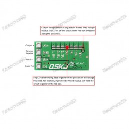 12V-24V to 5V 3A Super Mini Super Size DC Step-Down Buck Converter Module Robotics Bangladesh