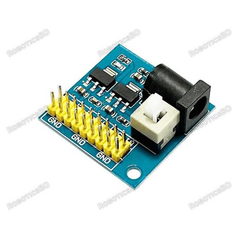 DC-DC 12V to 3.3V & 5V Power Supply Module Robotics Bangladesh DC-DC 12V to 3.3V & 5V Power Supply Module Robotics Bangladesh