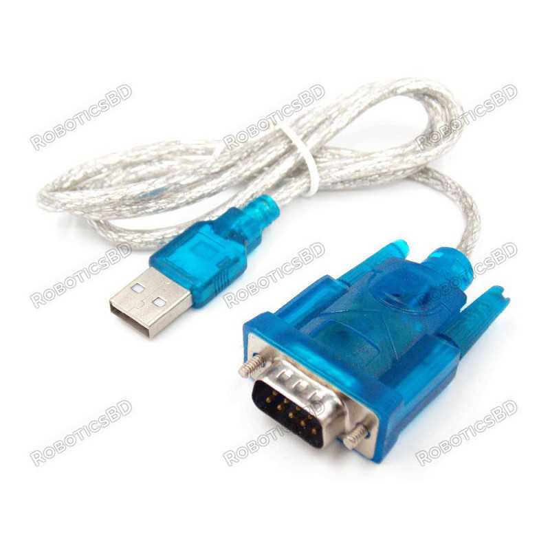 USB to Serial RS232 DB9 Converter Cable Robotics Bangladesh USB to Serial RS232 DB9 Converter Cable Robotics Bangladesh