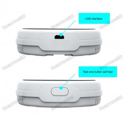 Smart Gas Leak Detector Tuya Wifi Smart Natural Gas Alarm Sensor with LCD Display Robotics Bangladesh