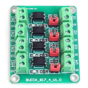 PC817 4 Channel Optocoupler Isolation Board Robotics Bangladesh