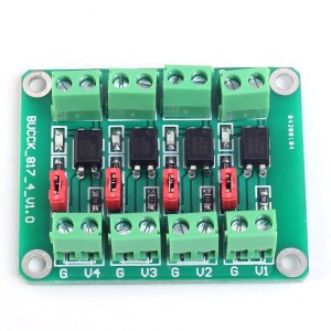 PC817 4 Channel Optocoupler Isolation Board Robotics Bangladesh
