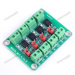 PC817 4 Channel Optocoupler Isolation Board Robotics Bangladesh