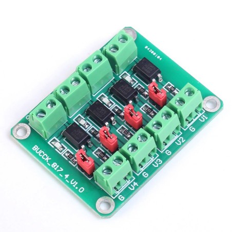 PC817 4 Channel Optocoupler Isolation Board Robotics Bangladesh