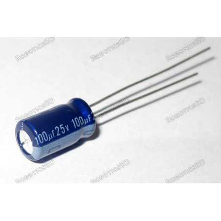 Capacitor 25v 100uf Robotics Bangladesh