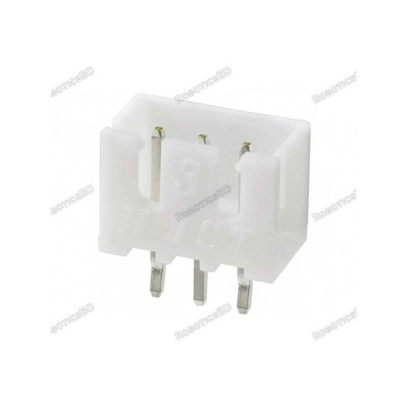 3 Pin JST-XH Male Straight Connector 2. 3 Pin JST-XH Male Straight Connector 2.