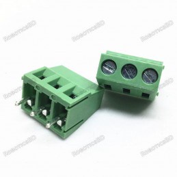 3 Pin Pitch 5.0mm Straight Pin Screw PCB Terminal Block Connector Robotics Bangladesh