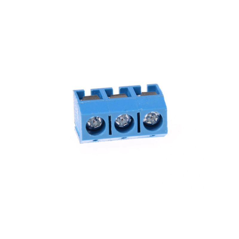3 Pin Pitch 5.0mm Straight Pin Screw PCB Terminal Block Connector Blue Robotics Bangladesh