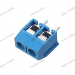 2 Pin Pitch 5.0mm Straight Pin Screw PCB Terminal Block Connector Blue Robotics Bangladesh