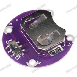 LilyPad Coin Cell CR2032 Battery Holder Switched - 20mm Robotics Bangladesh