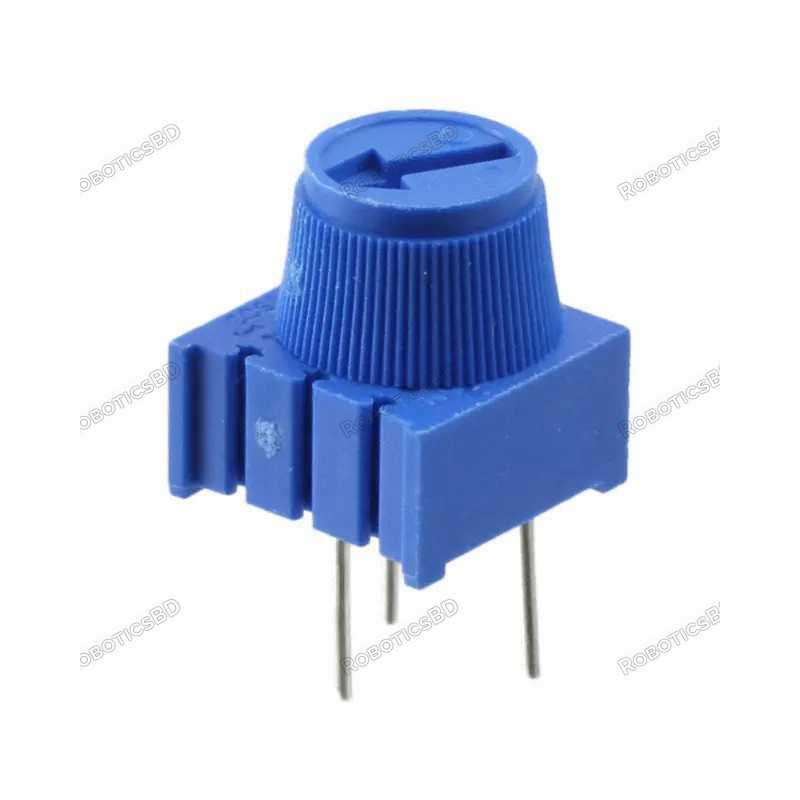 10K Ohm with Knob 3Pin High Precision Vertical Adjustable Trimpot Resistor Robotics Bangladesh 10K Ohm with Knob 3Pin High Precision Vertical Adjustable Trimpot Resistor Robotics Bangladesh