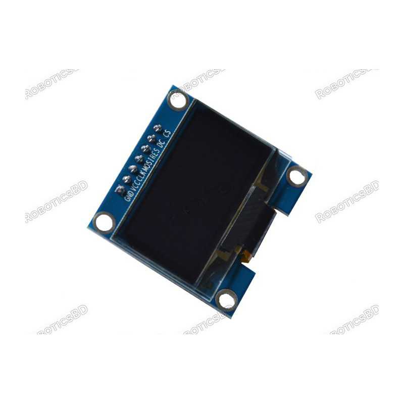 1.3 Inch SPI OLED Display Module 7pin White Robotics Bangladesh 1.3 Inch SPI OLED Display Module 7pin White Robotics Bangladesh