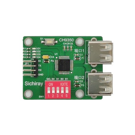 CH9350 USB Serial Module HID Keyboard Mouse Barcode Reader For Arduino Robotics Bangladesh