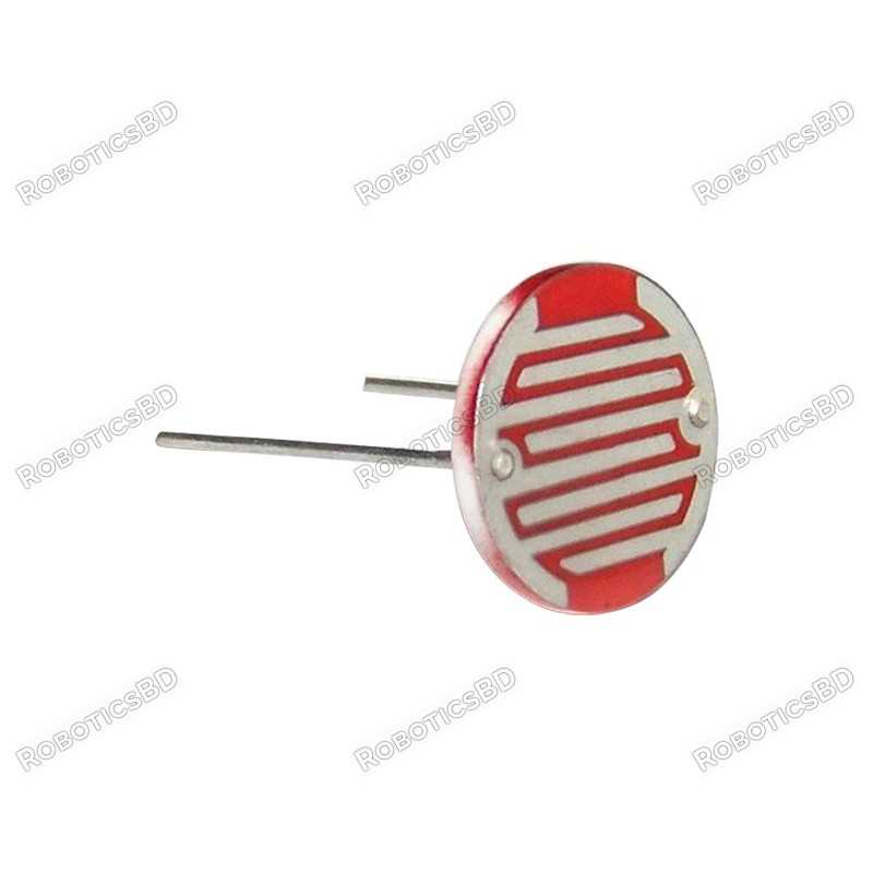 LDR 20 mm Light Depending Resistor Robotics Bangladesh LDR 20 mm Light Depending Resistor Robotics Bangladesh