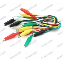 Double-ended 50cm Cable Crocodile Clips Robotics Bangladesh