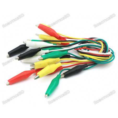 Double-ended 50cm Cable Crocodile Clips Robotics Bangladesh