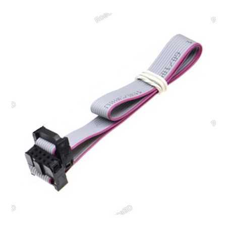 Flat Ribbon 2.54MM Pitch FC-10 JTAG ISP AVR Data Cable 20cm 10 Pin Robotics Bangladesh