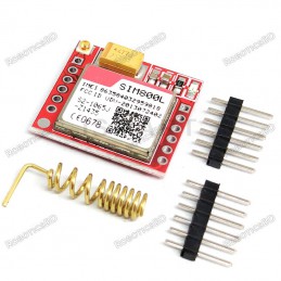 SIM800L NEW GPRS GSM Module Core Board Quad-band TTL Serial Port with the antenna Robotics Bangladesh