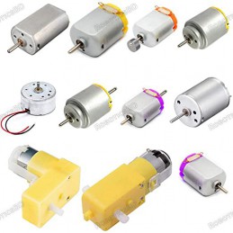 All in One Motor Kit - 11 different motor set 3-9v DC motor Robotics Bangladesh
