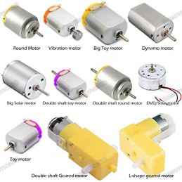 All in One Motor Kit - 11 different motor set 3-9v DC motor Robotics Bangladesh