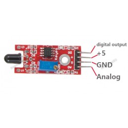 Flame Sensor Module Robotics Bangladesh