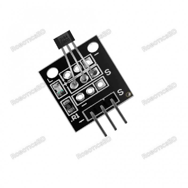 A3144 Hall Effect Sensor Module Robotics Bangladesh A3144 Hall Effect Sensor Module Robotics Bangladesh