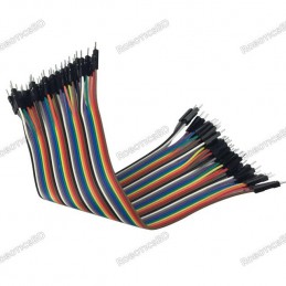 Male to Male Jumper Wires 40 Pin 30cm Robotics Bangladesh