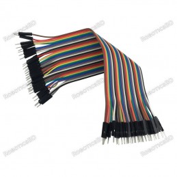 Male to Male Jumper Wires 40 Pin 30cm Robotics Bangladesh