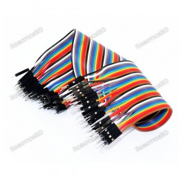 Male to Male Jumper Wires 40 Pin 30cm Robotics Bangladesh
